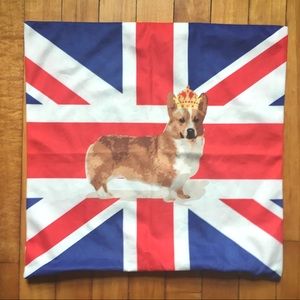 Corgi With Crown Pillow Case